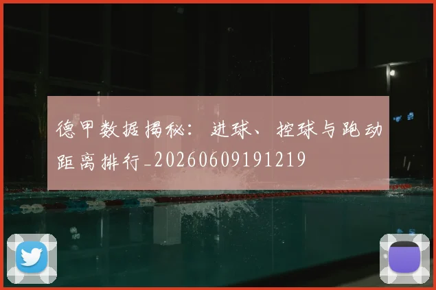 德甲数据揭秘：进球、控球与跑动距离排行_20260609191219